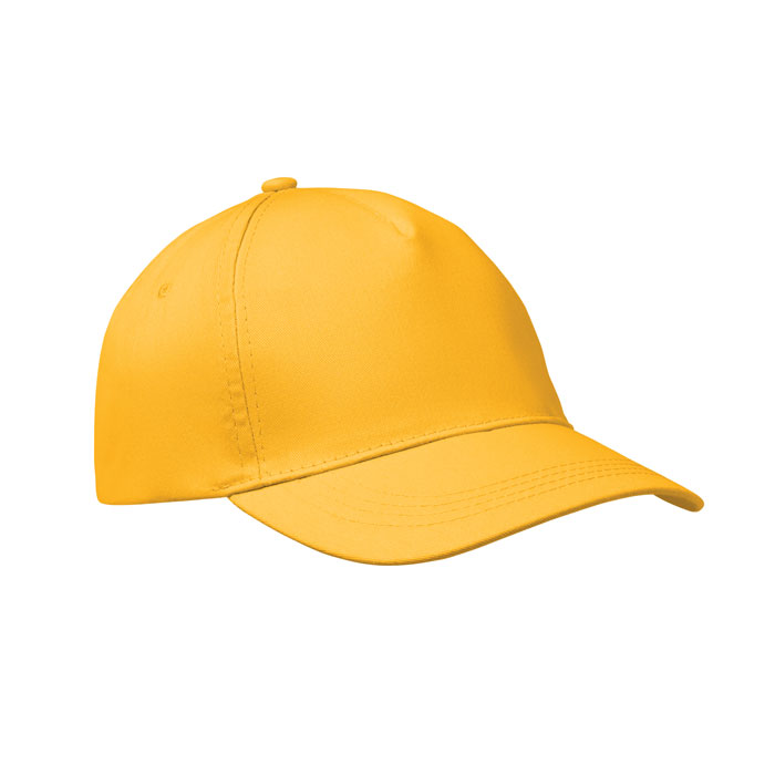 BUZZ - Cappellino 5 pannelli 160 gr - Giallo