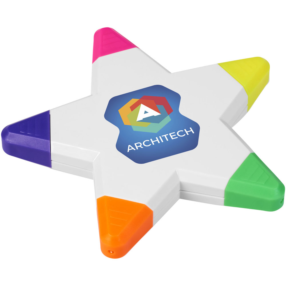 Evidenziatore a forma di stella Solvig