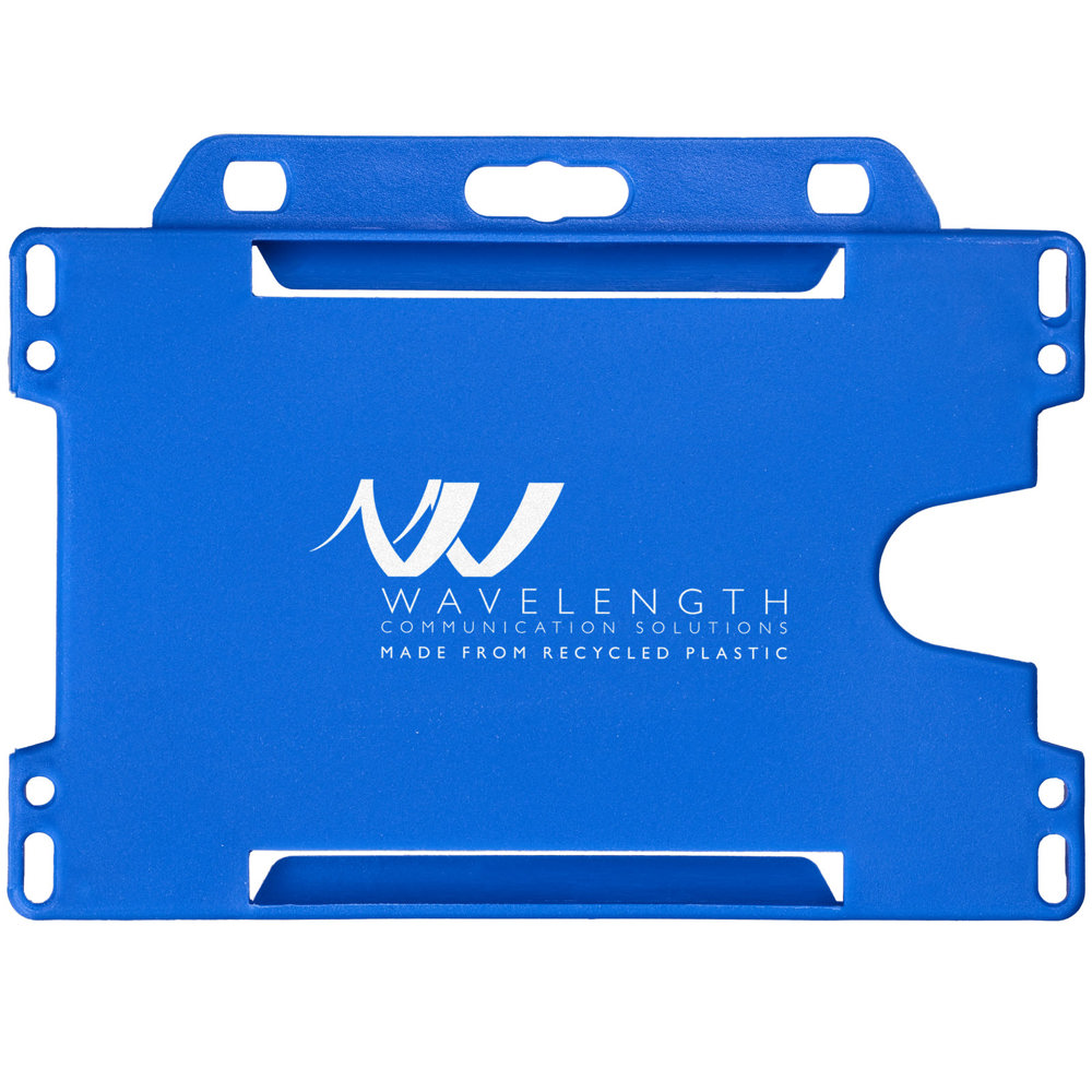 Porta badge in plastica riciclata Vega
