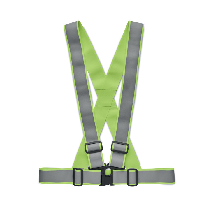 ALLVISIBLE+ - Cintura regolabile e riflettent - Verde Neon