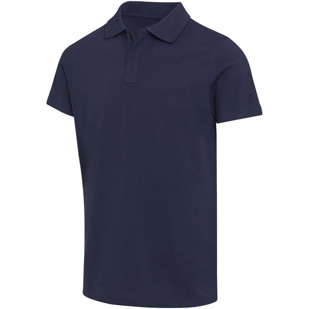 Polo a maniche corte unisex in tessuto biologico certificato OCS da 180 g/m² Graphite - Navy