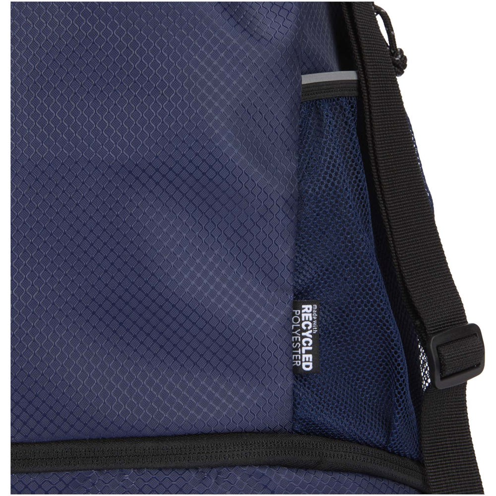 Borsa sportiva con cordoncino in materiale riciclato certificato GRS e scomparto inferiore da 18 litri Nomad