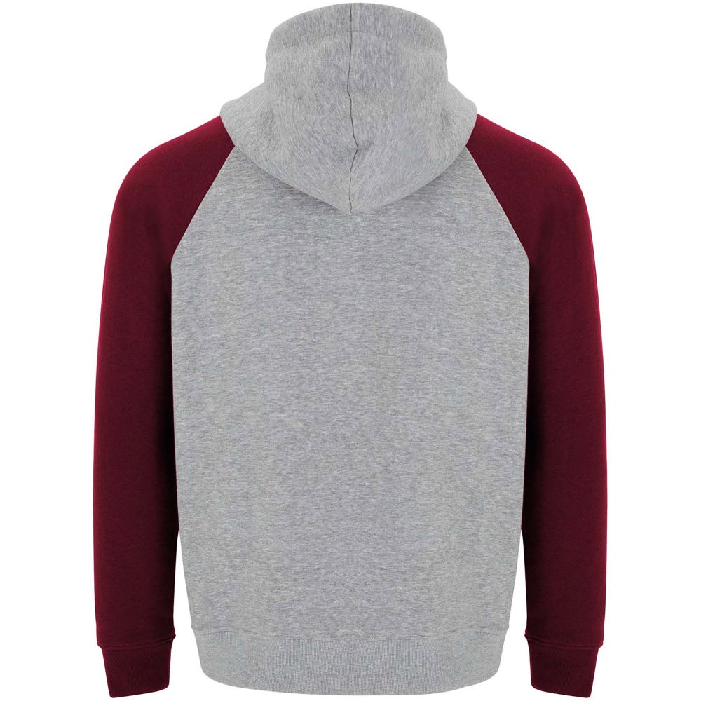 Felpa con cappuccio unisex bicolore Badet