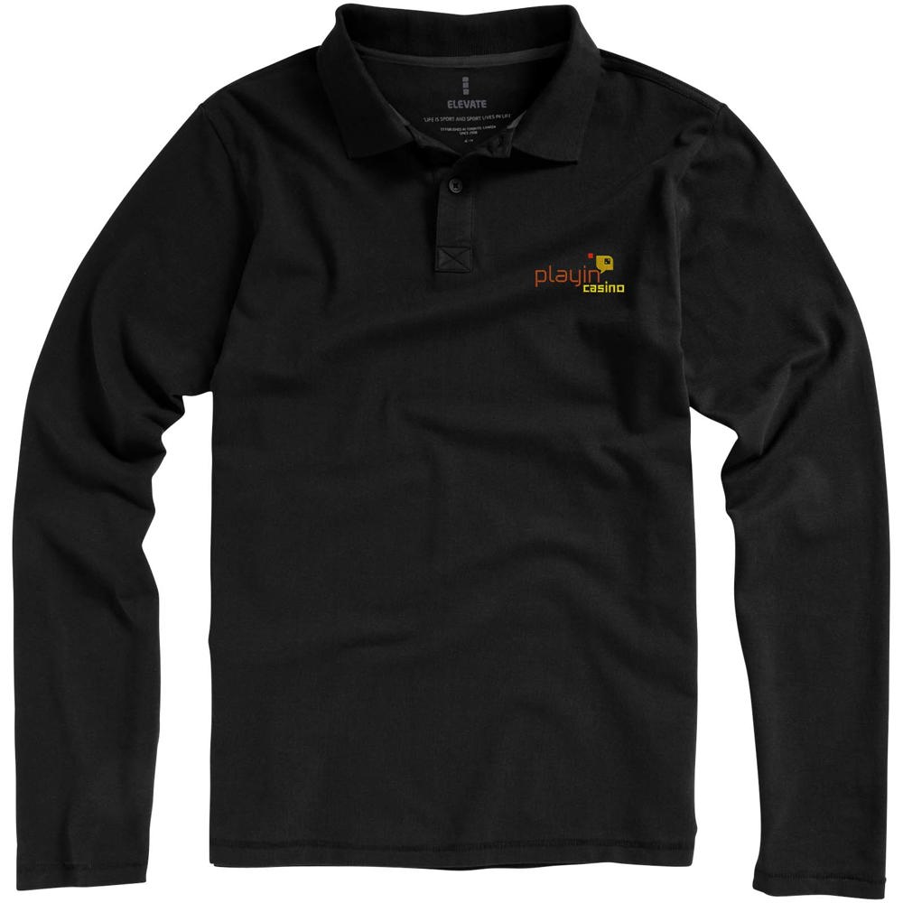 Polo Calgary a manica lunga da uomo