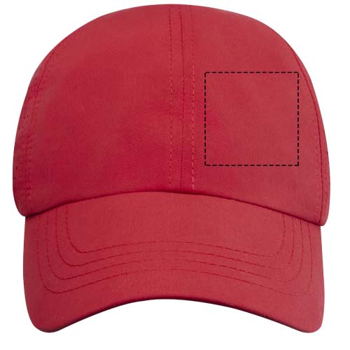 Cappellino cool-fit a 6 pannelli in materiale riciclato certificato GRS Mica