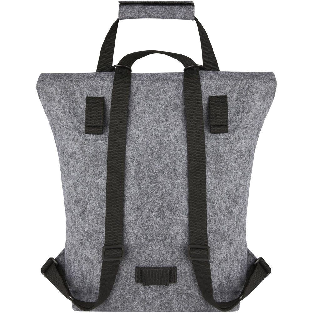 Borsa per bicicletta con chiusura arrotolabile in feltro riciclato GRS Felta - 13L