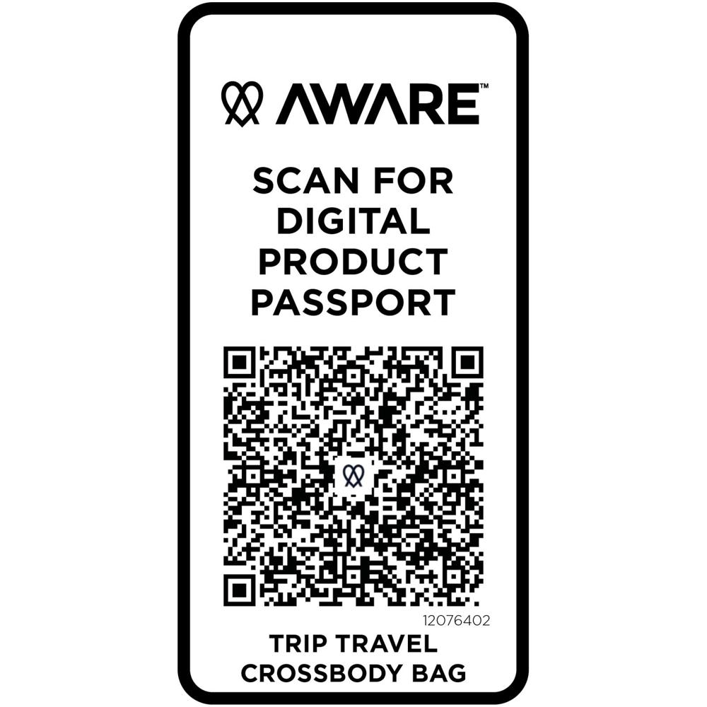Borsa a tracolla da viaggio in materiale riciclato da 1 litro Trip Aware™
