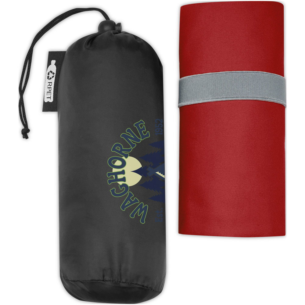 Asciugamano Pieter ultra leggero e ad asciugatura rapida in PET riciclato 130 x 80 cm