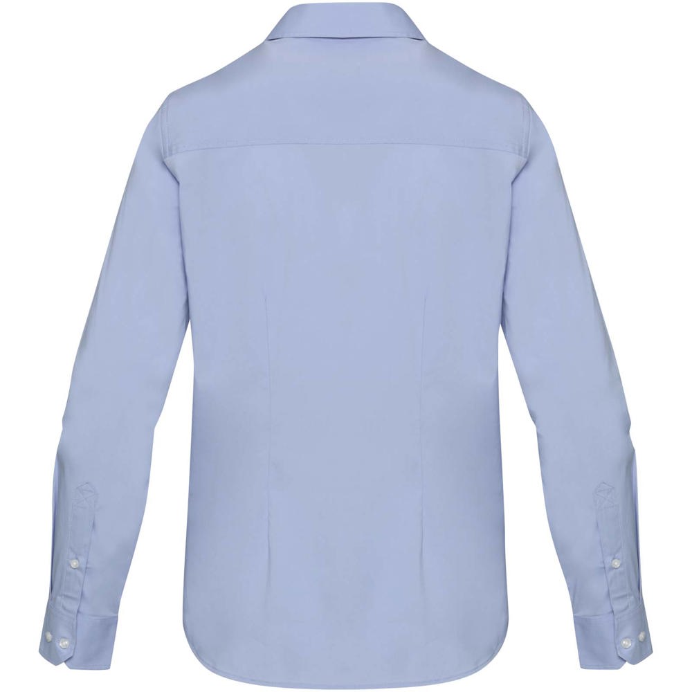 Camicia in tessuto di popeline da donna Carnelian