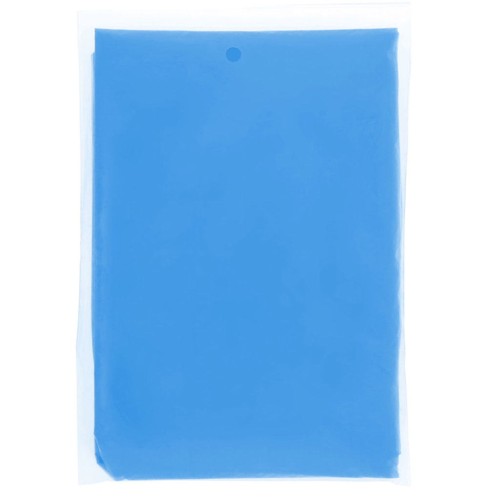 Poncho impermeabile monouso in materiale riciclato certificato GRS con custodia Mayan 