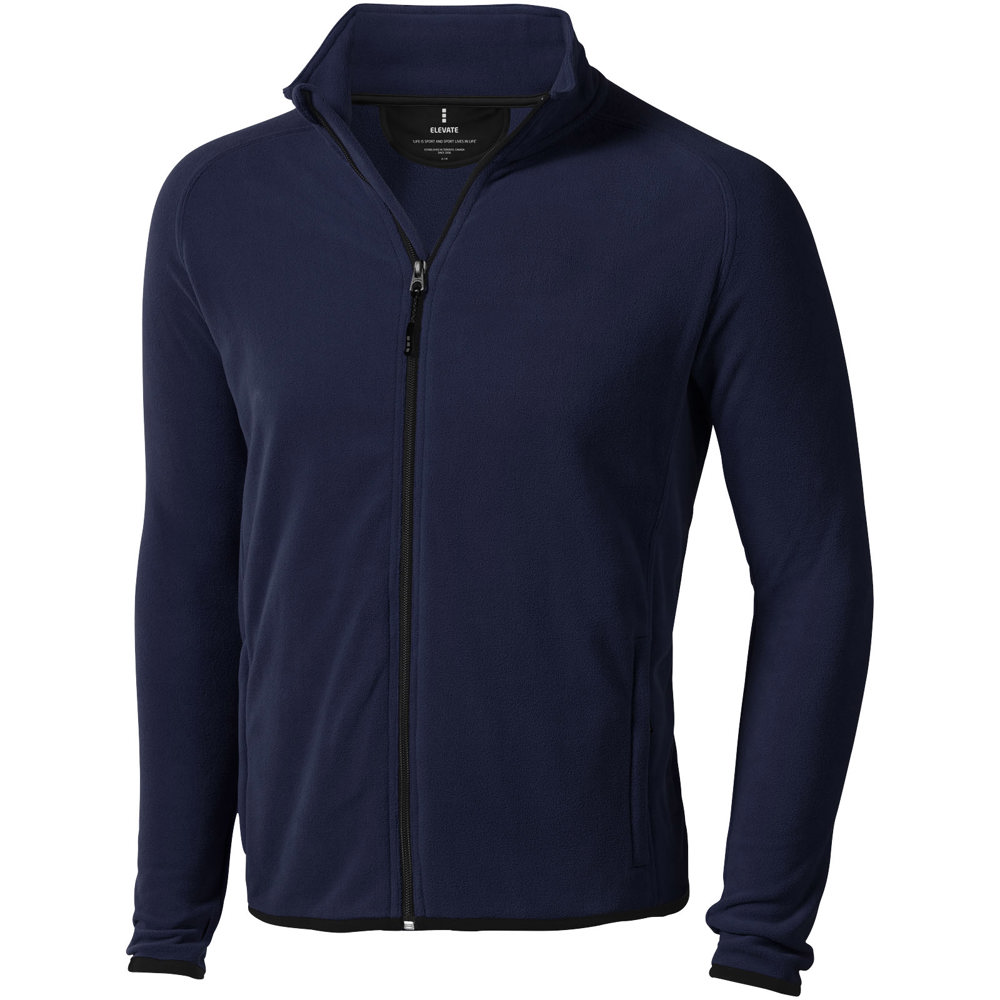 Giacca in microfleece Brossard con zip intera da uomo - Navy
