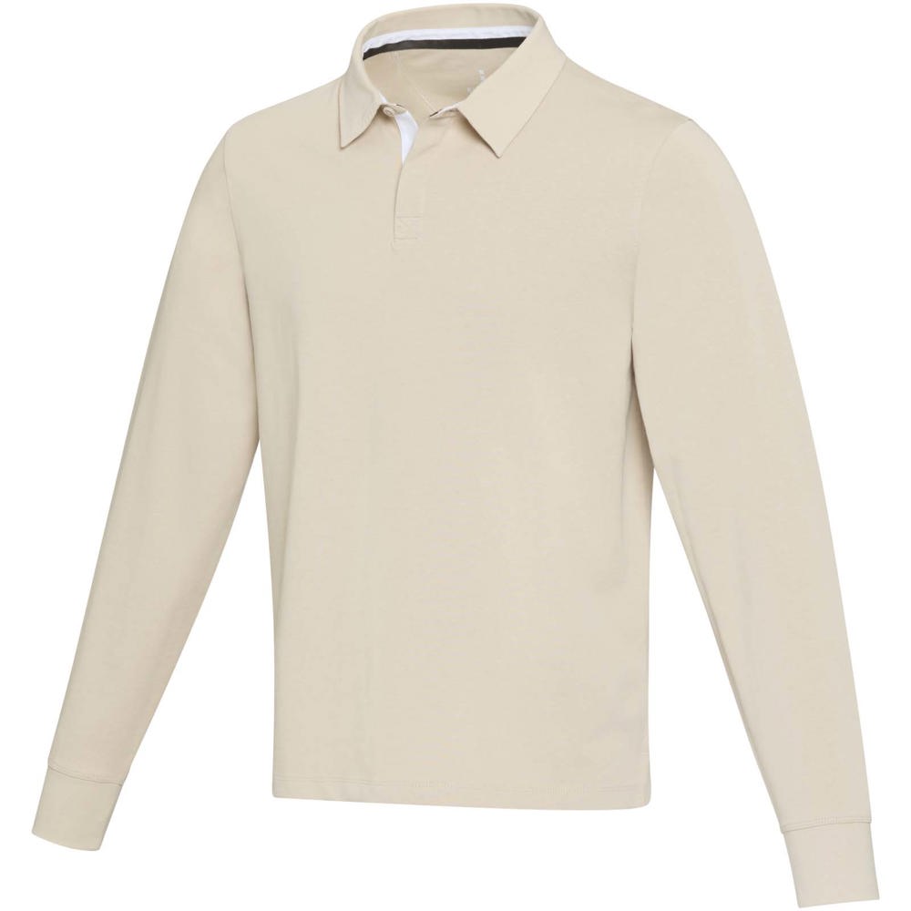 Felpa polo da rugby unisex Clyde - Oatmeal