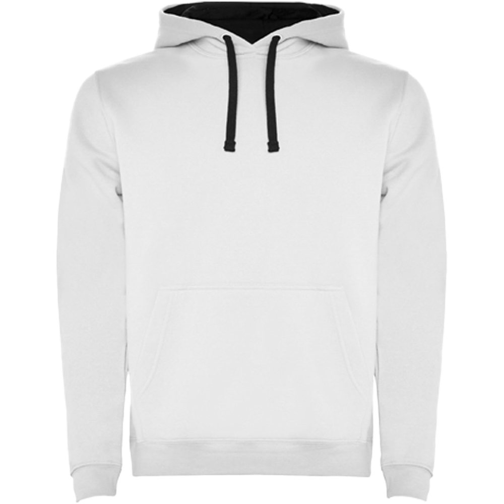 Felpa con cappuccio da uomo Urban - Bianco, Blu navy