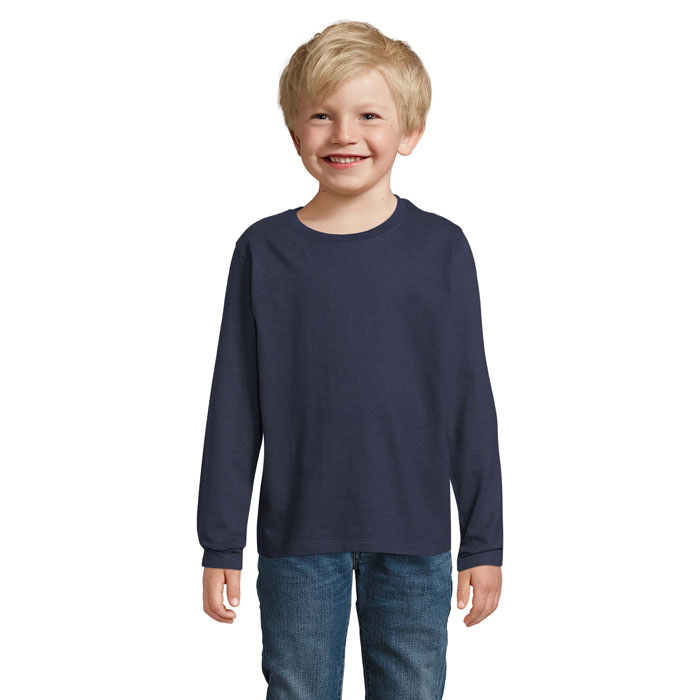 IMPERIAL LSL KIDS - IMPERIAL LSL KIDS T-SHIRT - Blu Scuro Francese