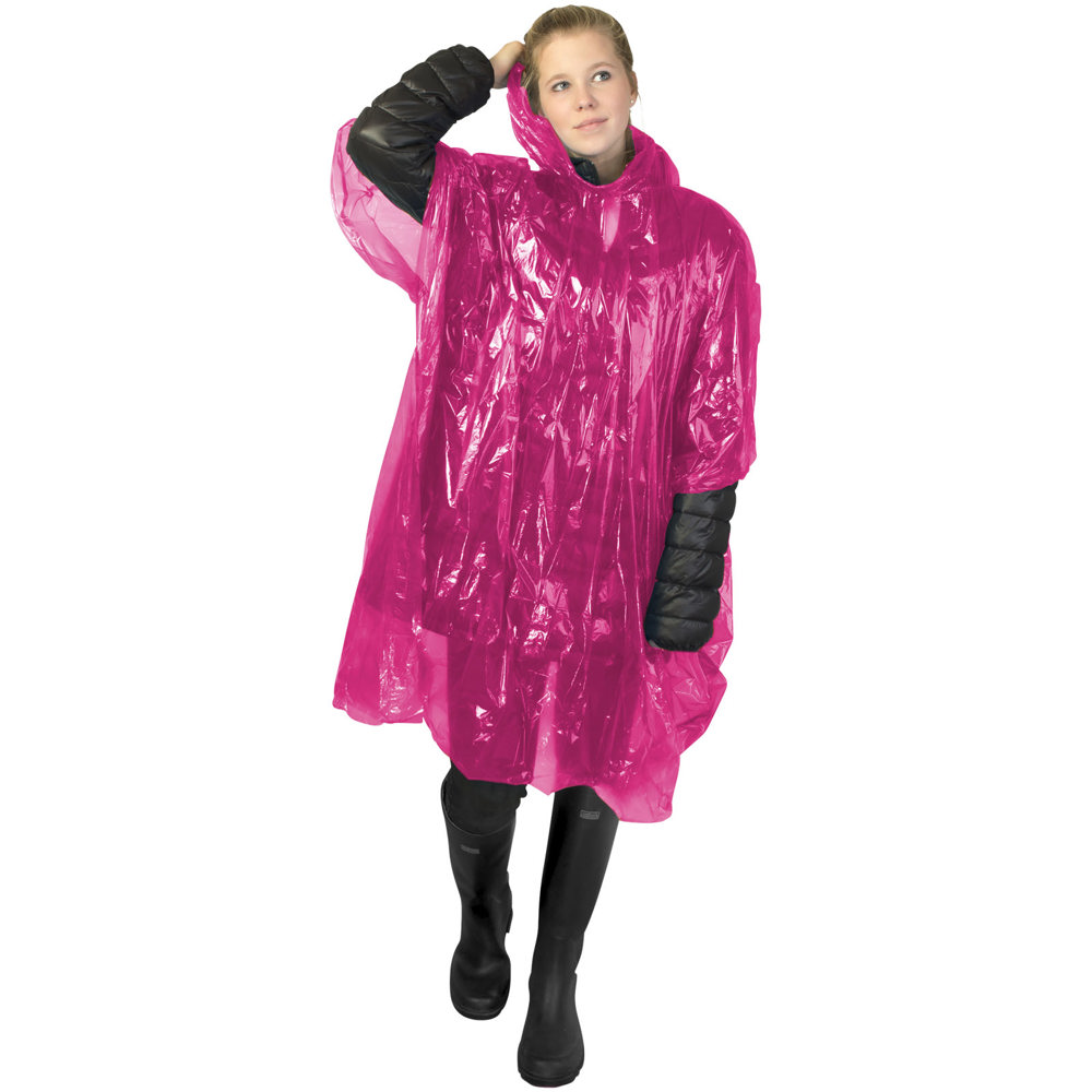 Poncho impermeabile monouso Ziva con custodia