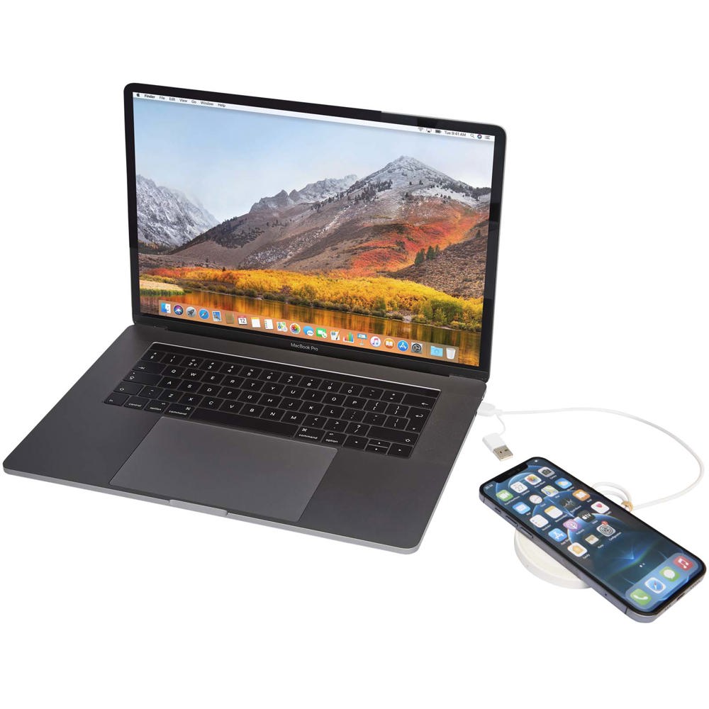 Stazione di ricarica wireless in plastica riciclata da 15 W Freal