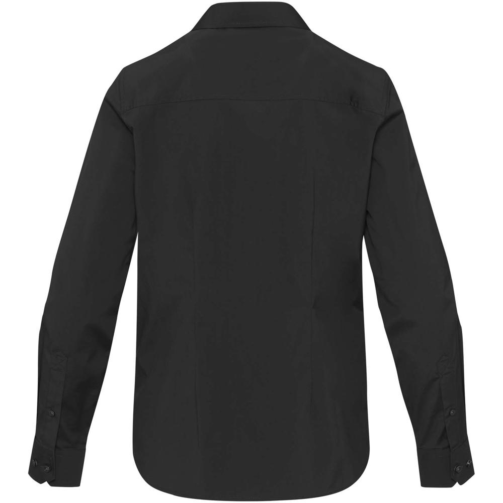 Camicia in tessuto di popeline da donna Carnelian