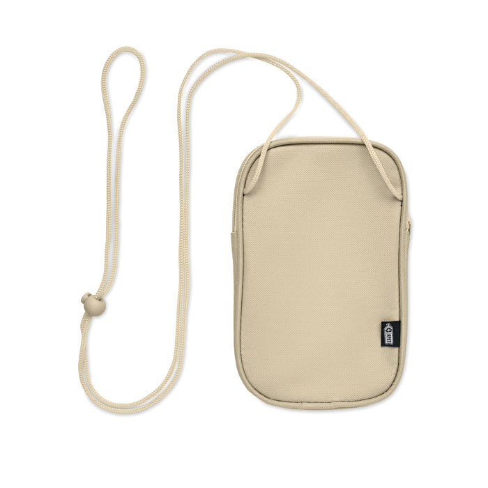 KOROVIN POUCH - Marsupio da viaggio RPET - Beige