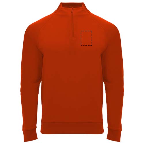 Felpa a maniche lunghe con zip a un quarto unisex Epiro