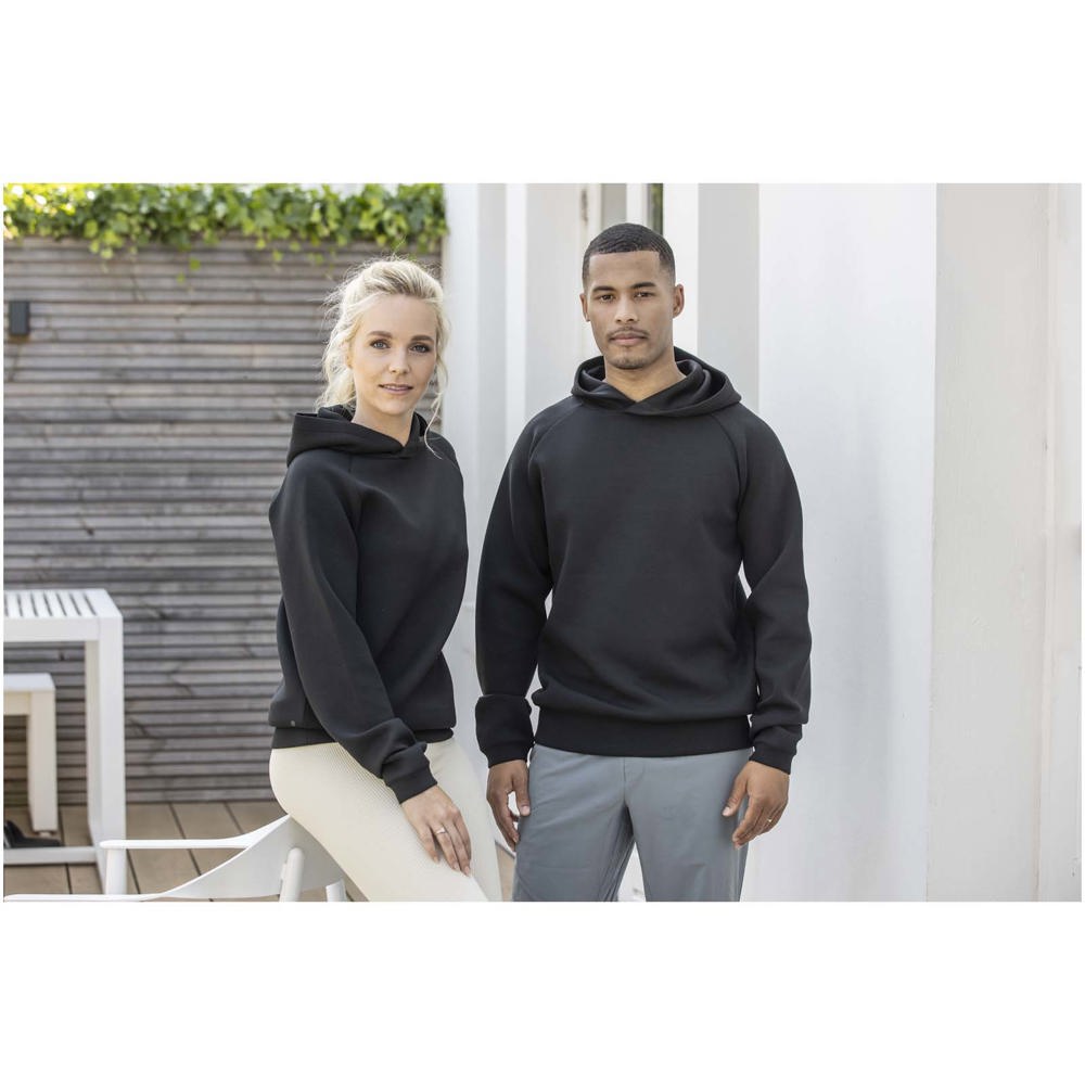 Felpa sportiva unisex con cappuccio in tessuto interlock Danali