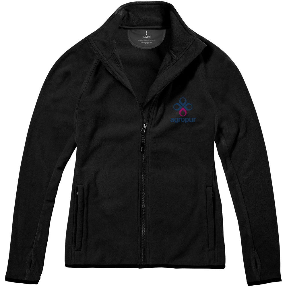 Giacca in microfleece Brossard con zip intera da donna