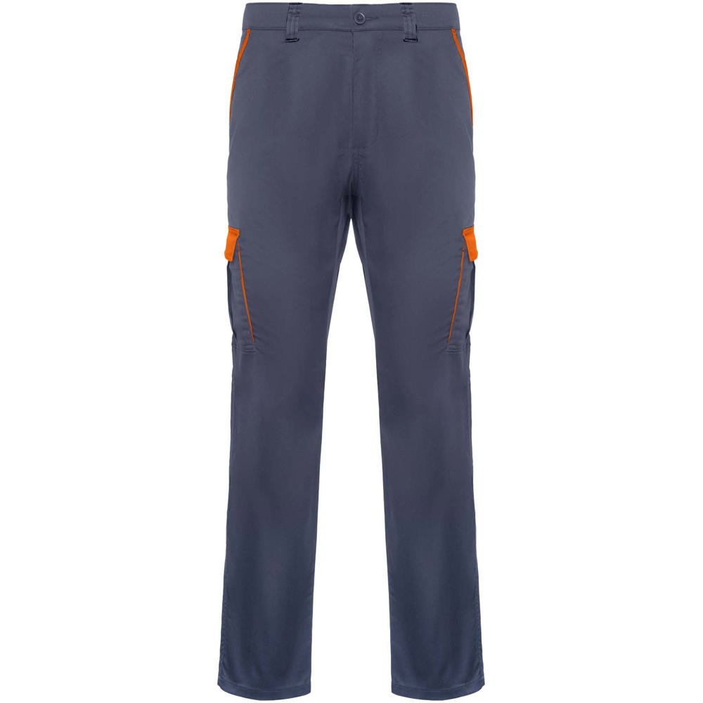 Pantaloni da lavoro in tessuto da 250 g/m² Trooper - Piombo, Arancione