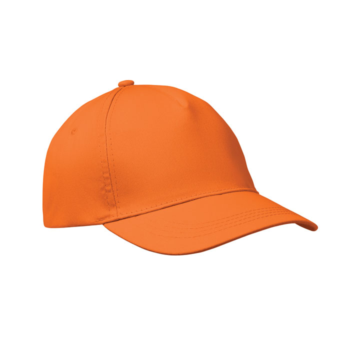 BUZZ - Cappellino 5 pannelli 160 gr - Arancio