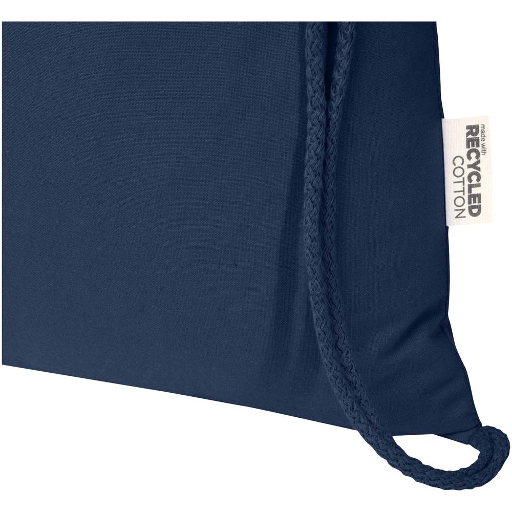 Borsa con cordoncino in materiale riciclato GRS da 180 g/m² Peru Blend - 5L