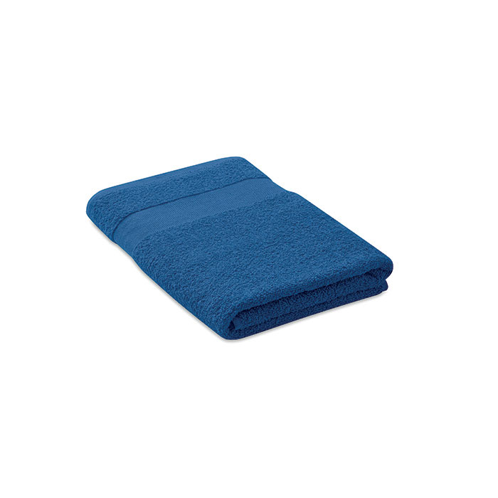 PERRY - Telo in cotone organico 140x70 - Blu royal