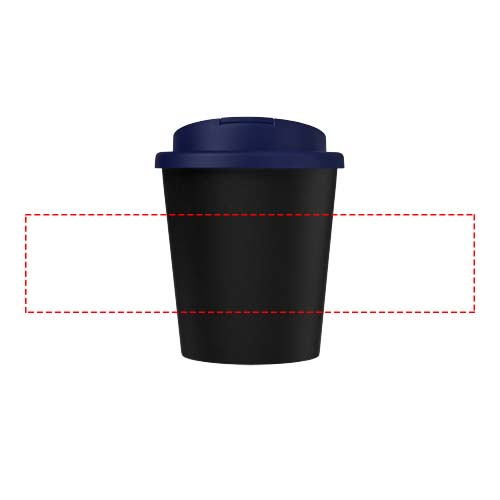 Bicchiere Americano® Espresso Eco da 250 ml in materiale riciclato con coperchio a prova di perdita