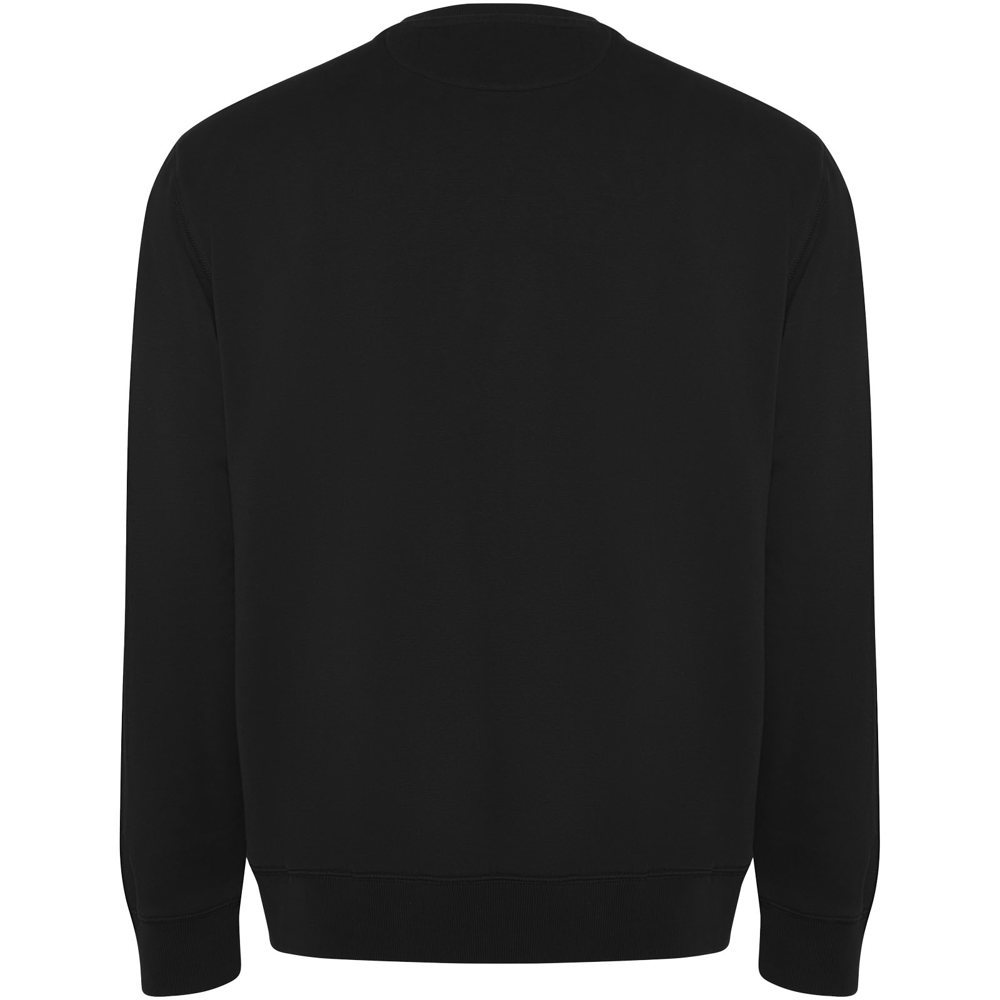 Maglione unisex a girocollo in cotone biologico Batian - Nero