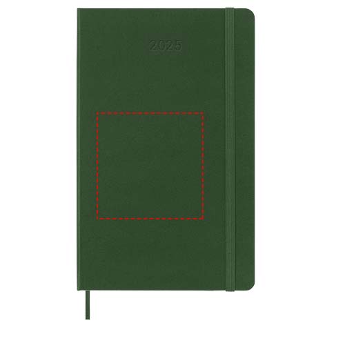 Agenda settimanale 12 mesi formato L con copertina rigida Moleskine