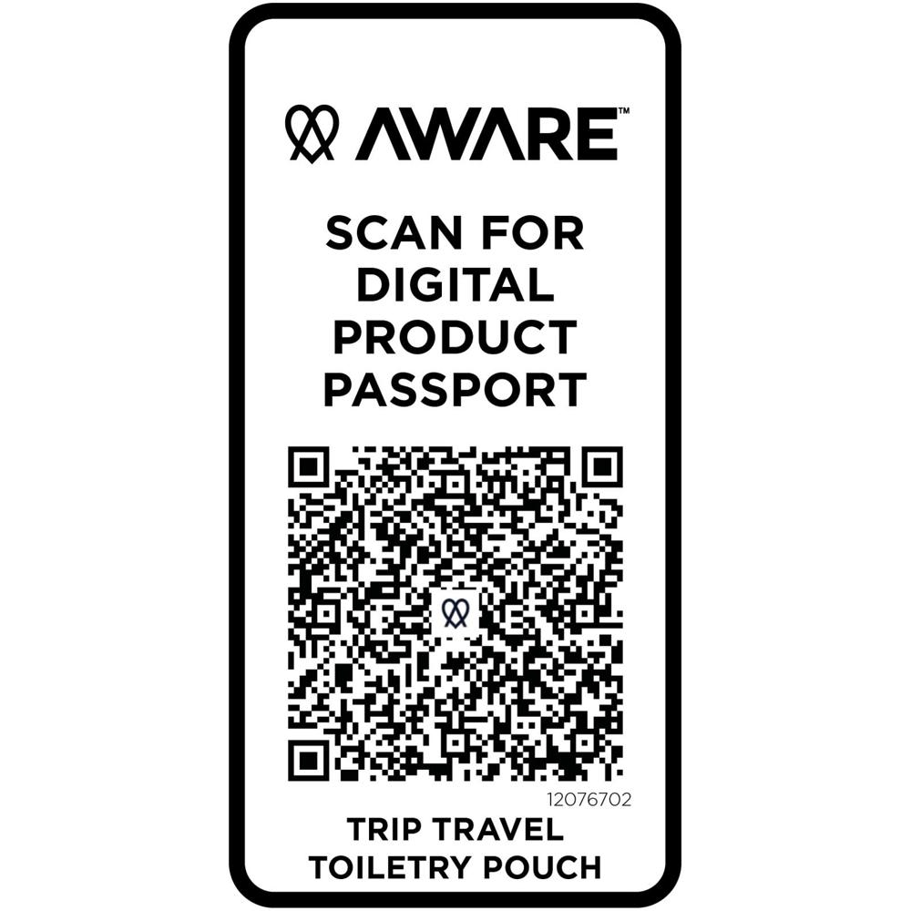 Beauty case da viaggio in materiale riciclato da 2 litri Trip Aware™