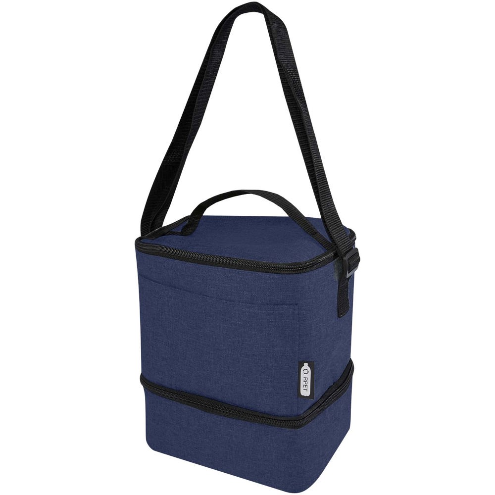 Borsa frigo portapranzo Tundra per 9 lattine in PET riciclato certificato GRS - 9L - Navy melange