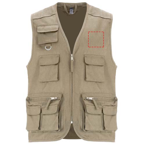 Gilet da lavoro con più tasche e scollo a V da 200 g/m² Venera 