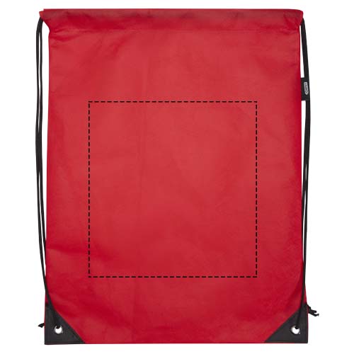 Borsa con coulisse in tessuto non tessuto riciclato certificato GRS Evergreen - 5L