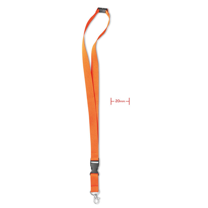 LANY - Lanyard con moschettone - Arancio