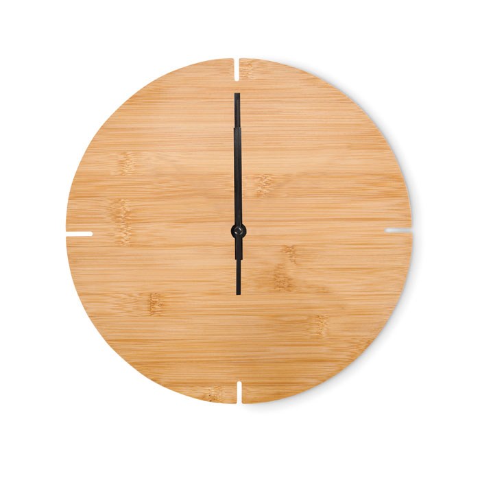 ESFERE - Orologio da parete in bamboo