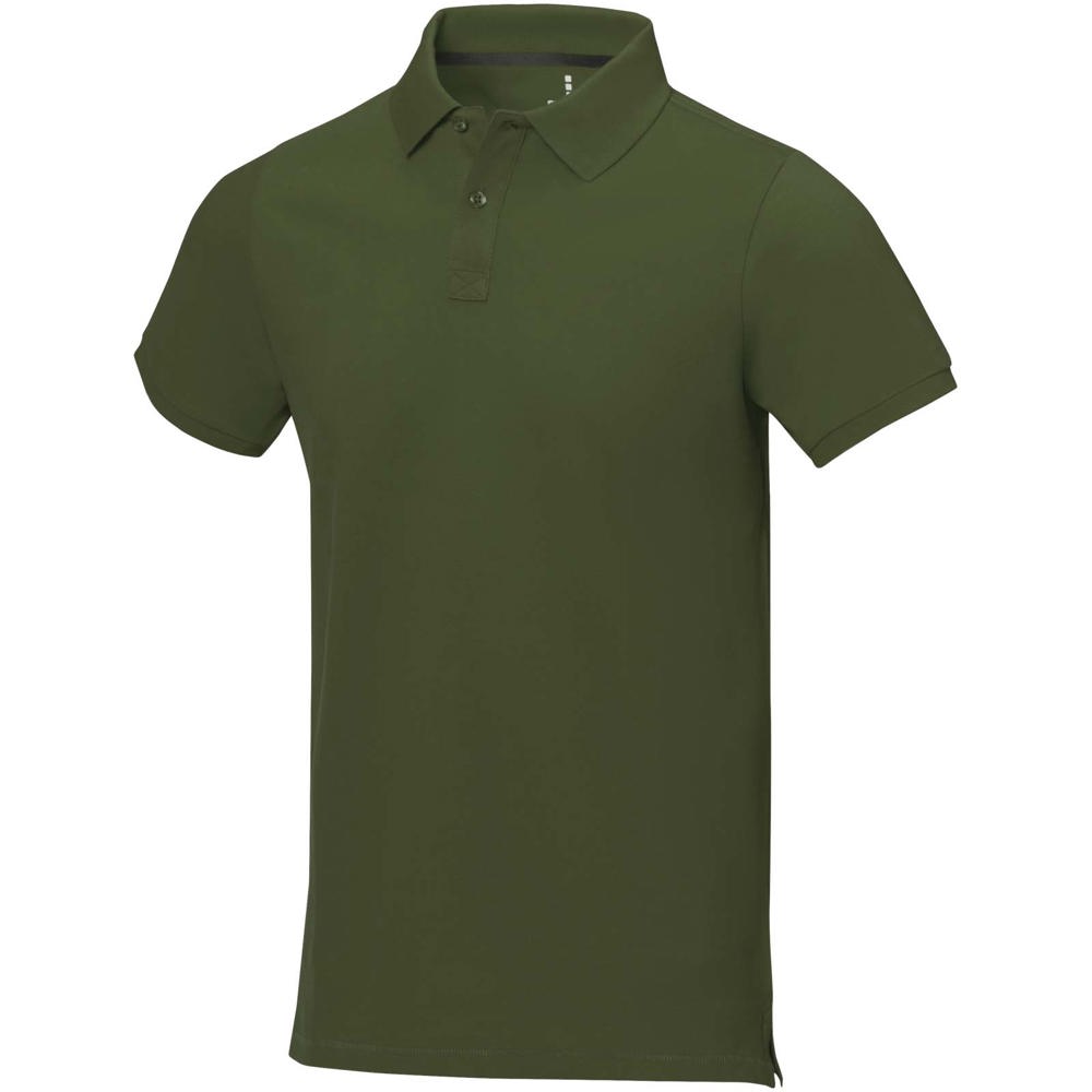 Polo Calgary a manica corta da uomo - Verde Militare