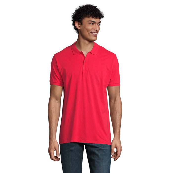 PLANET MEN - Polo PLANET UOMO 170g - Rosso