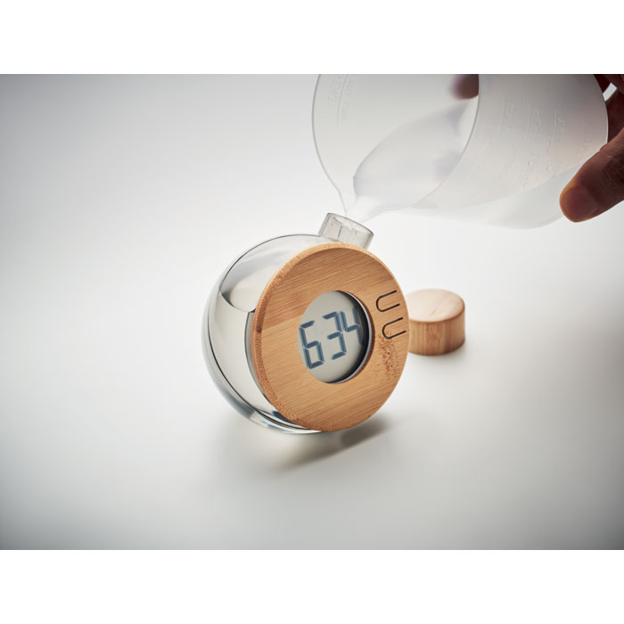 DROPPY LUX - Orologio alimentato ad acqua