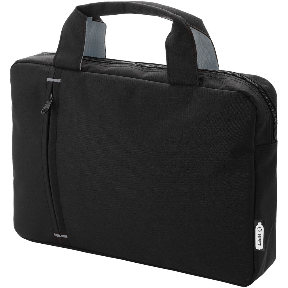 Cartella porta documenti Detroit in plastica riciclata - 4L - Grigio, Nero