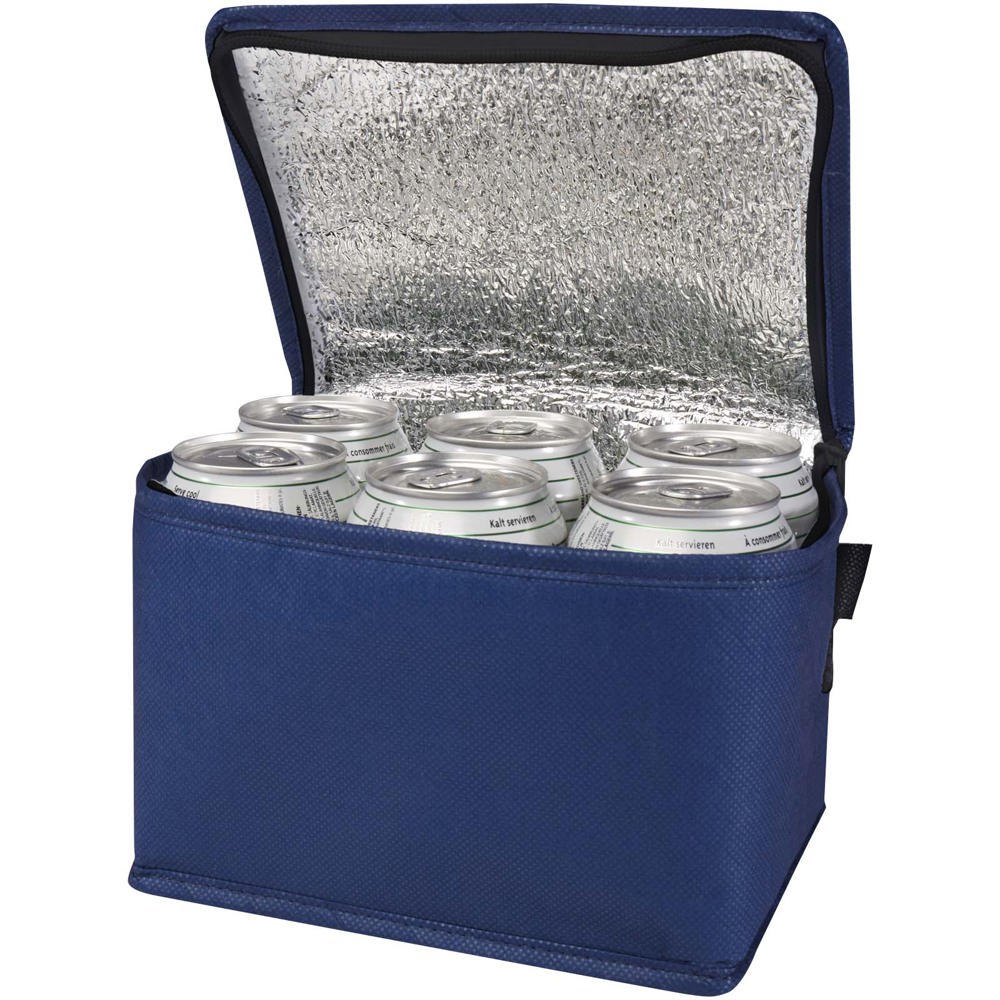 Borsa termica con capacità per 6 lattine in tessuto non tessuto riciclato certificato GRS Spectrum - 4L - Blu royal