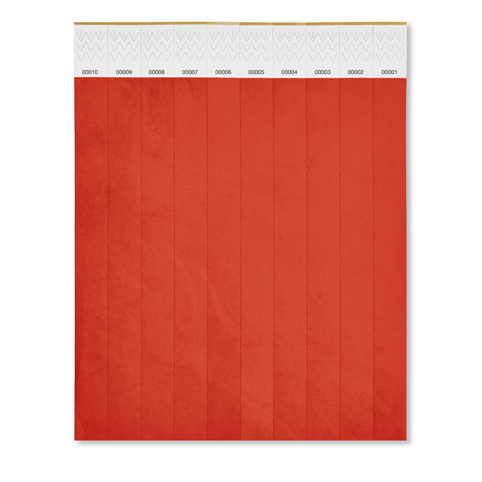 TYVEK - Braccialetto Tyvek® - Rosso
