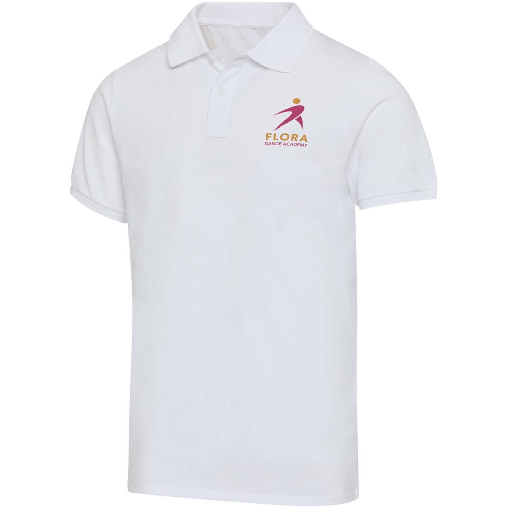 Polo a maniche corte unisex in tessuto biologico riciclato certificato OCS da 220 g/m² Beryl