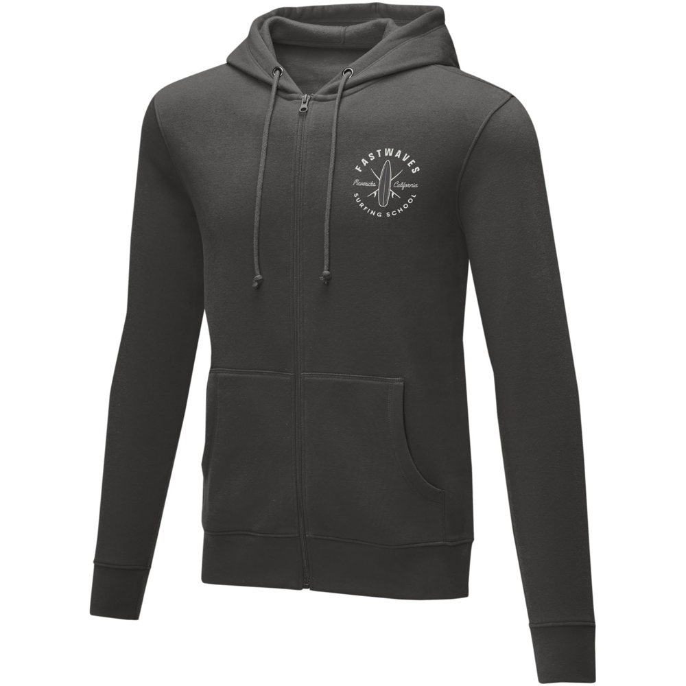 Felpa Charon con cappuccio full zip da uomo