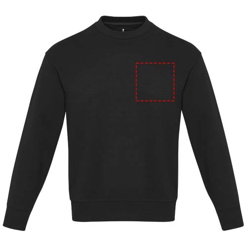 Maglione a girocollo in tessuto riciclato unisex Tin Aware™