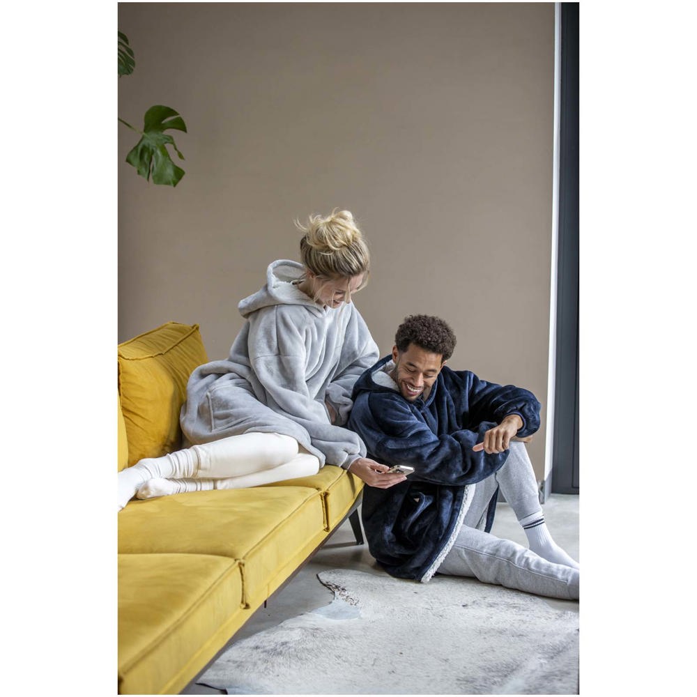 Coperta con cappuccio in tessuto certificato GRS Denali