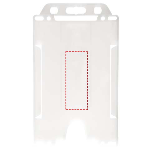 Porta badge in plastica riciclata Pierre 