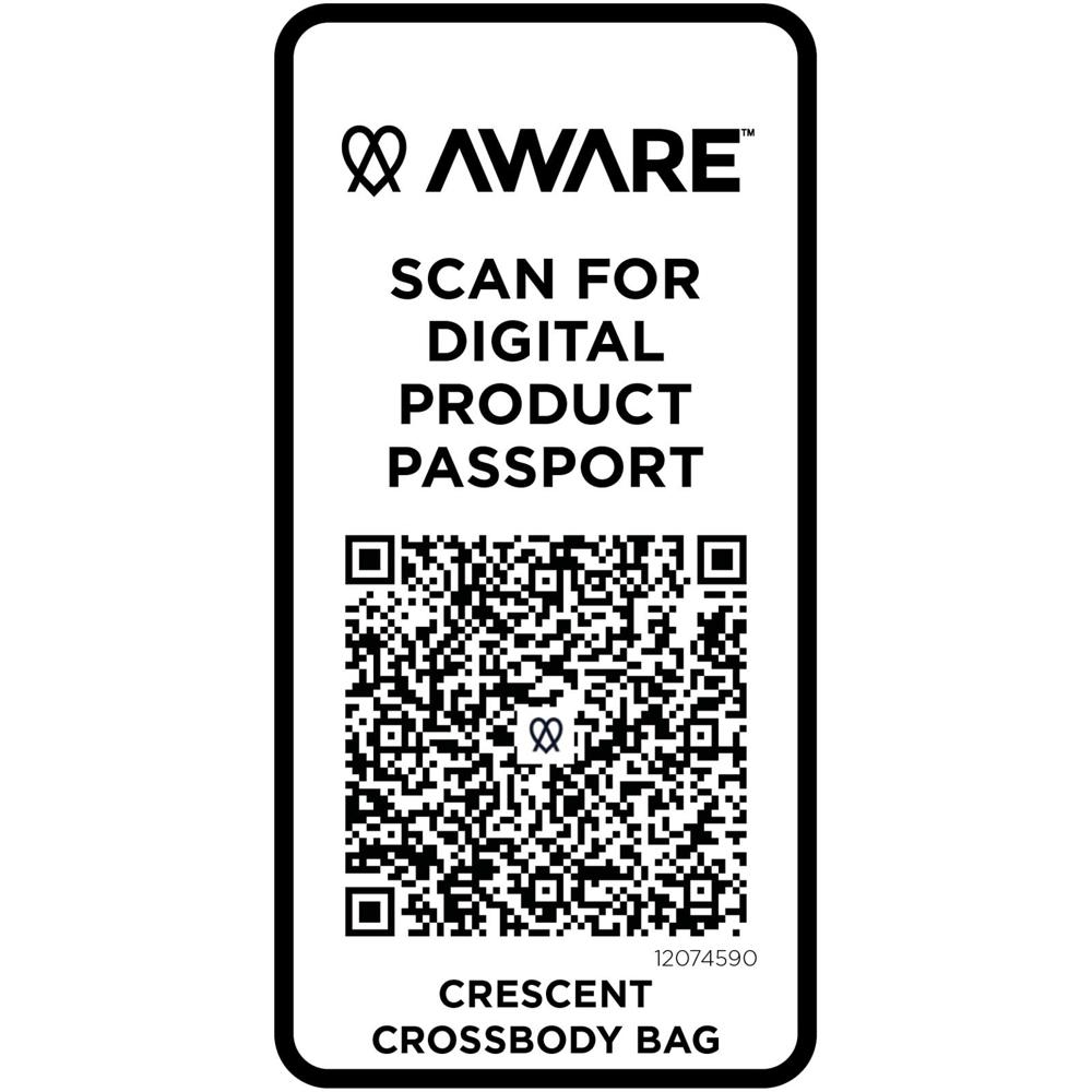 Borsa a tracolla Aware™ in materiale riciclato da 500 g/m² Crescent